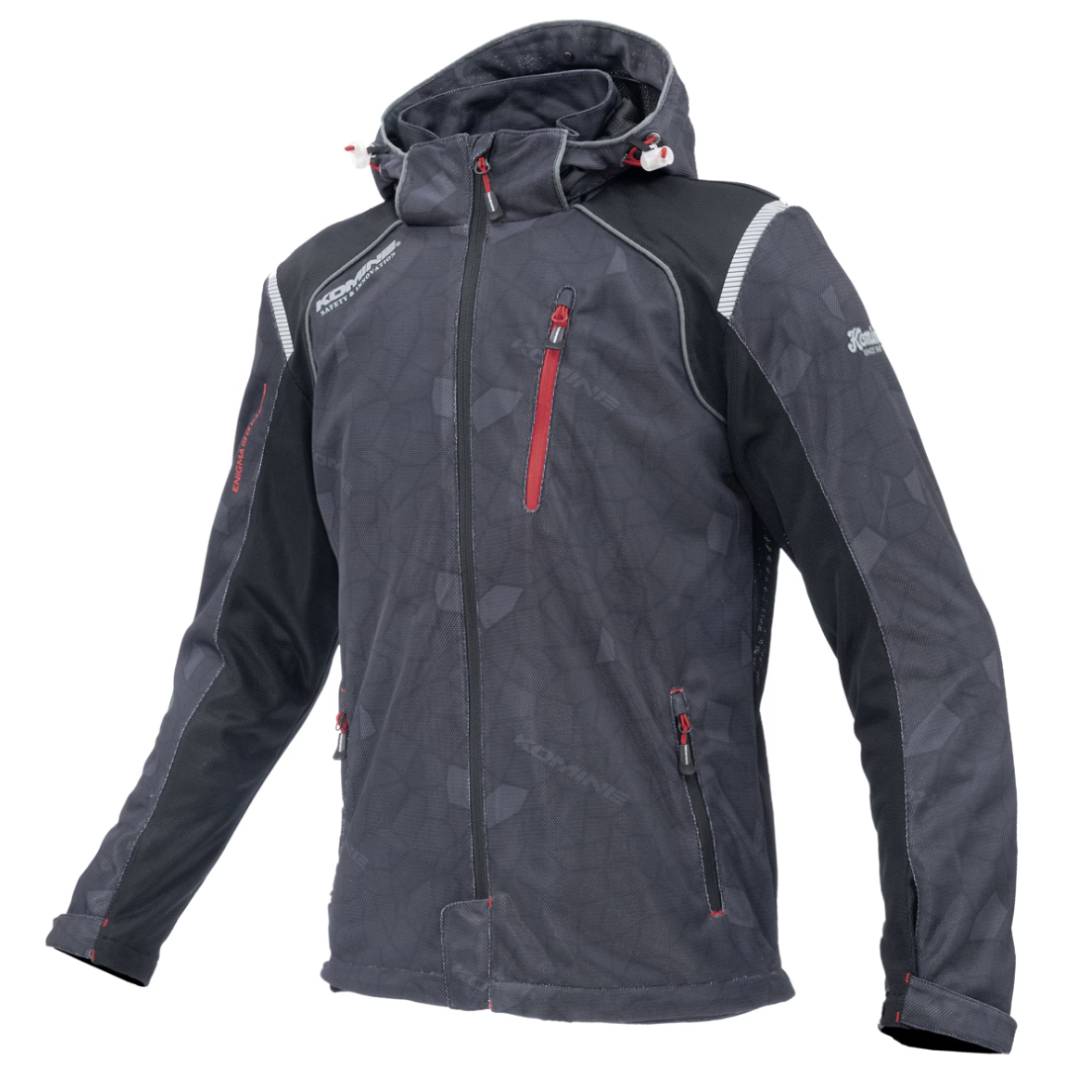 KOMINE JK-1355 ENIGMA G2 FULL MESH PARKA MOTORCYCLE JACKET