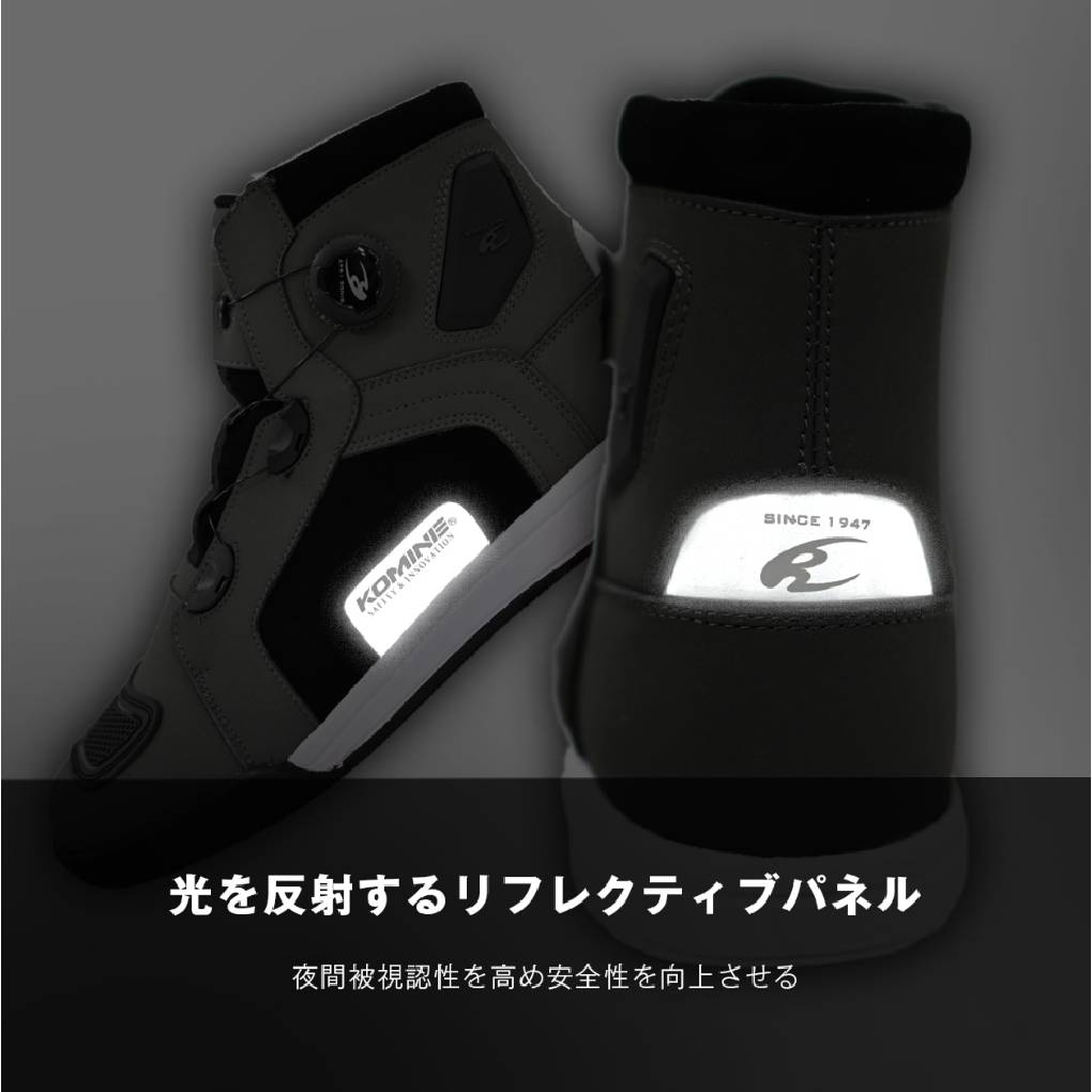 KOMINE BK-300 DIAL FIT WP MICROFIBER SNEAKER