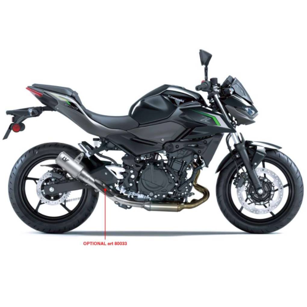 LEO VINCE LV CORSA S TITANIUM FOR KAWASAKI Z 500/SE KAWASAKI Z 500/SE 2024 - 2026  SLIP-ON
