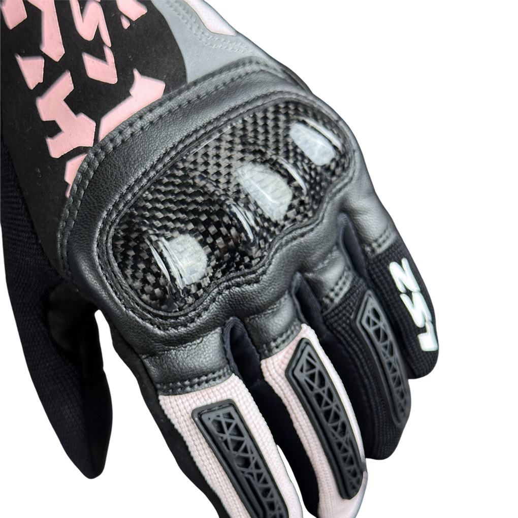 LS2 DEFEND CARBON LADY MOTORCYCLE GLOVES
