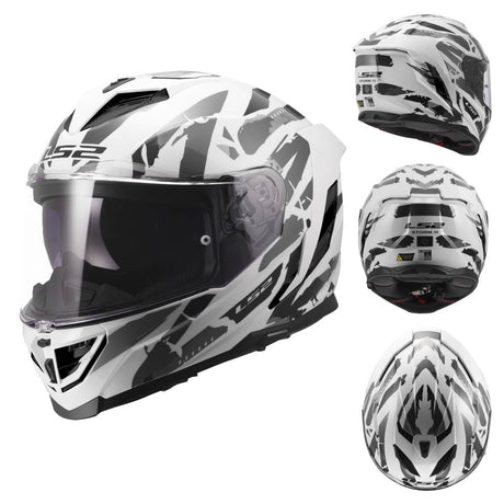 LS2 FF818 STORM III MOTORCYCLE FULL FACE HELMET