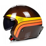 LS2 OF599 SPITFIRE II RETRO MOTORCYCLE OPEN FACE HELMET