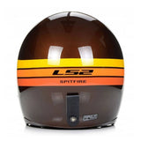 LS2 OF599 SPITFIRE II RETRO MOTORCYCLE OPEN FACE HELMET