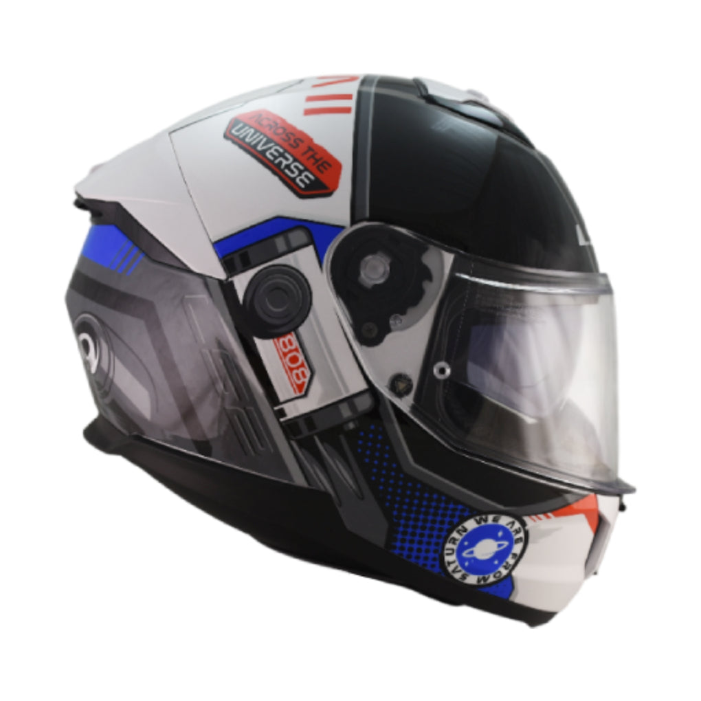 LS2 FF808 STREAM II GRAPHICS MOTORCYCLE FULL FACE HELMET