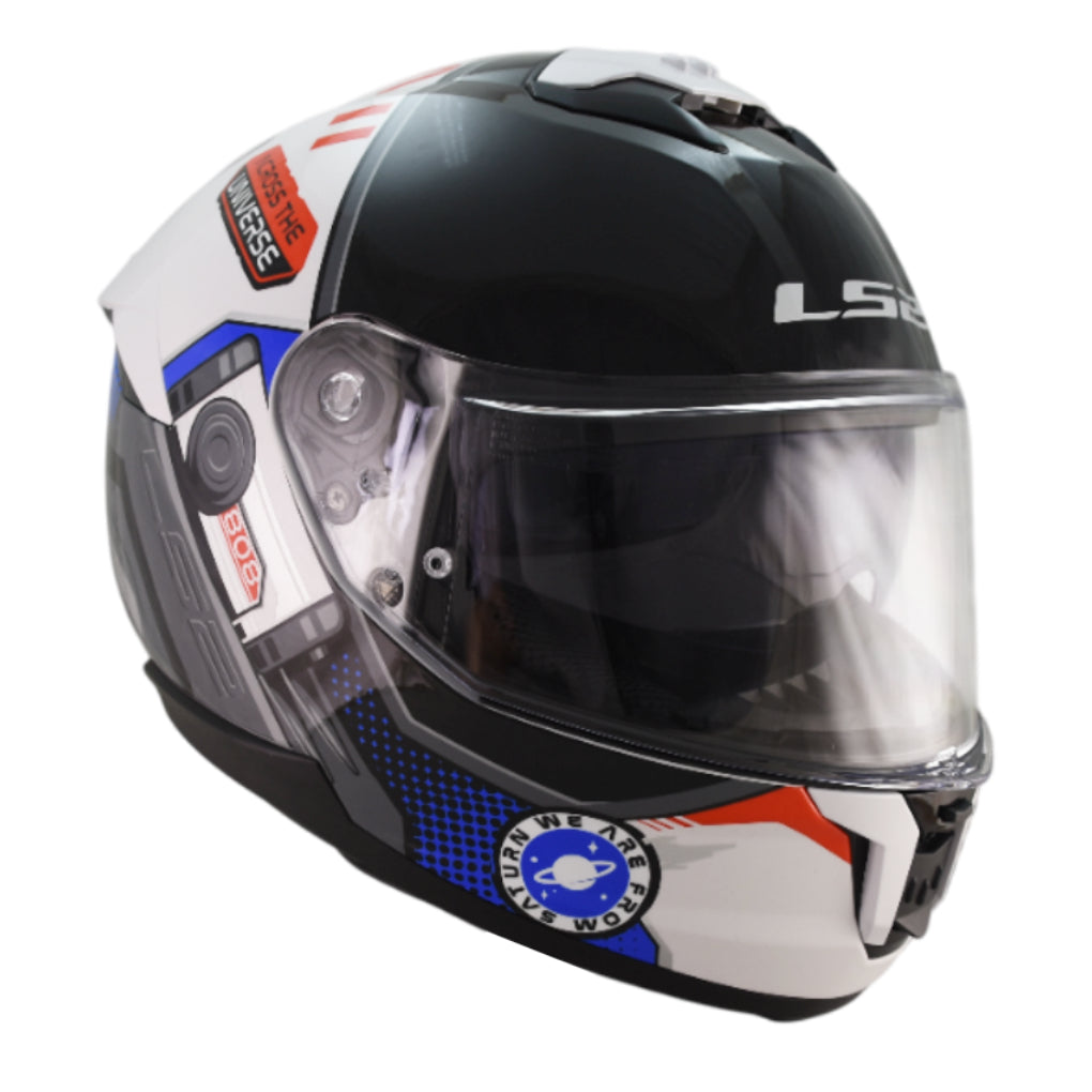 LS2 FF808 STREAM II GRAPHICS MOTORCYCLE FULL FACE HELMET