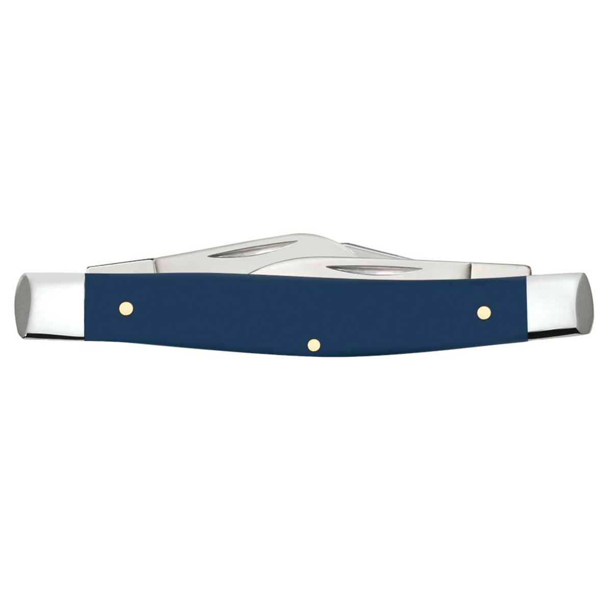 CASE KNIVES NAVY BLUE SYNTHETIC SMOOTH MEDIUM STOCKMAN