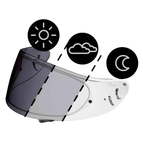 SHOEI GLAMSTER HELMET REPLACEMENT VISOR