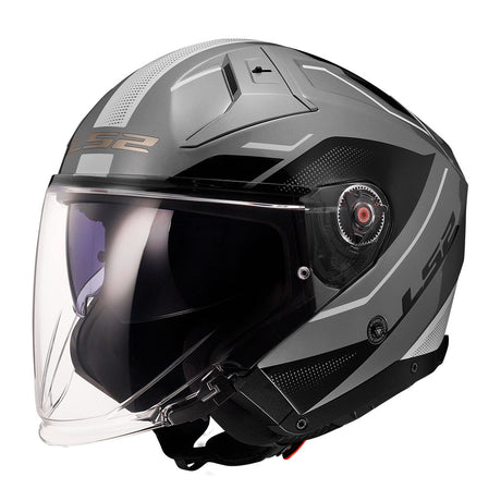 LS2 OF603 INFINITY II MOTORCYCLE OPEN FACE  HELMET