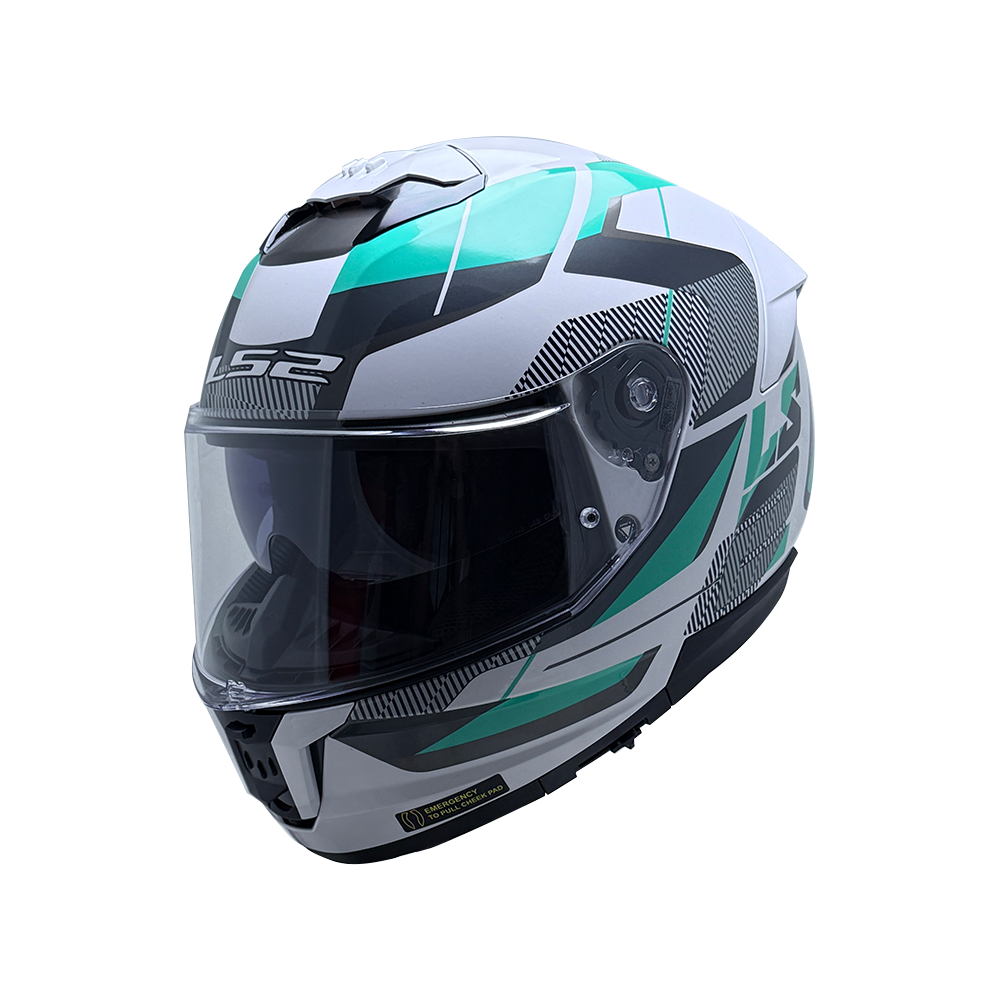 LS2 FF808 STREAM II GRAPHICS MOTORCYCLE FULL FACE HELMET