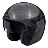 SCORPION EXO BELFAST EVO CARBON MOTORCYCLE OPEN FACE HELMET