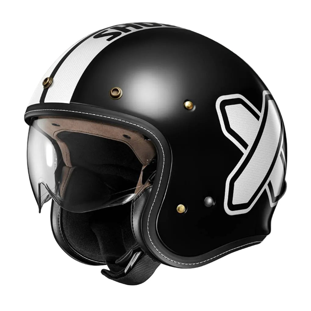 SHOEI J.O+ RETRO OPEN FACE MOTORCYCLE HELMET