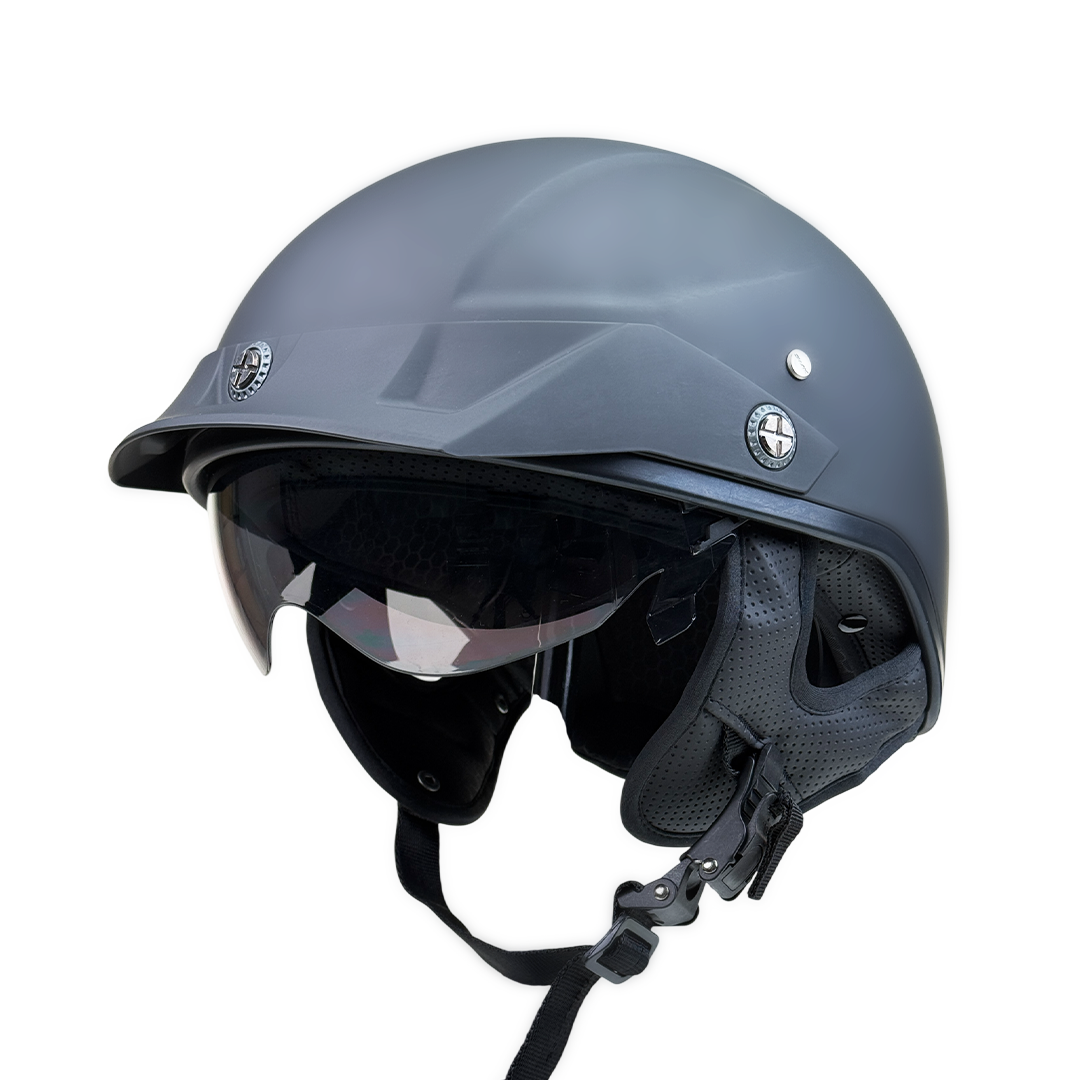 SMK PATRIOT MOTORCYCLE OPEN FACE HELMET