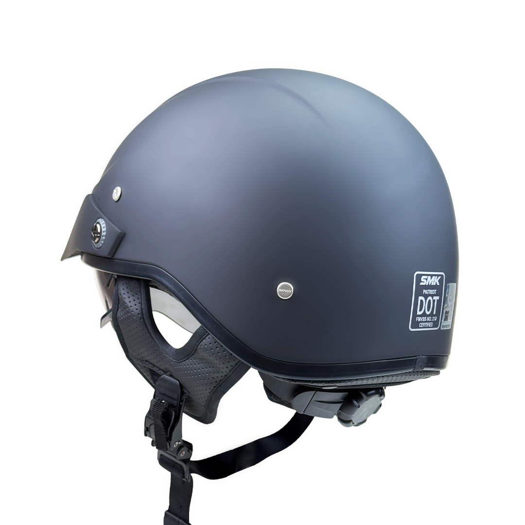 SMK PATRIOT MOTORCYCLE OPEN FACE HELMET