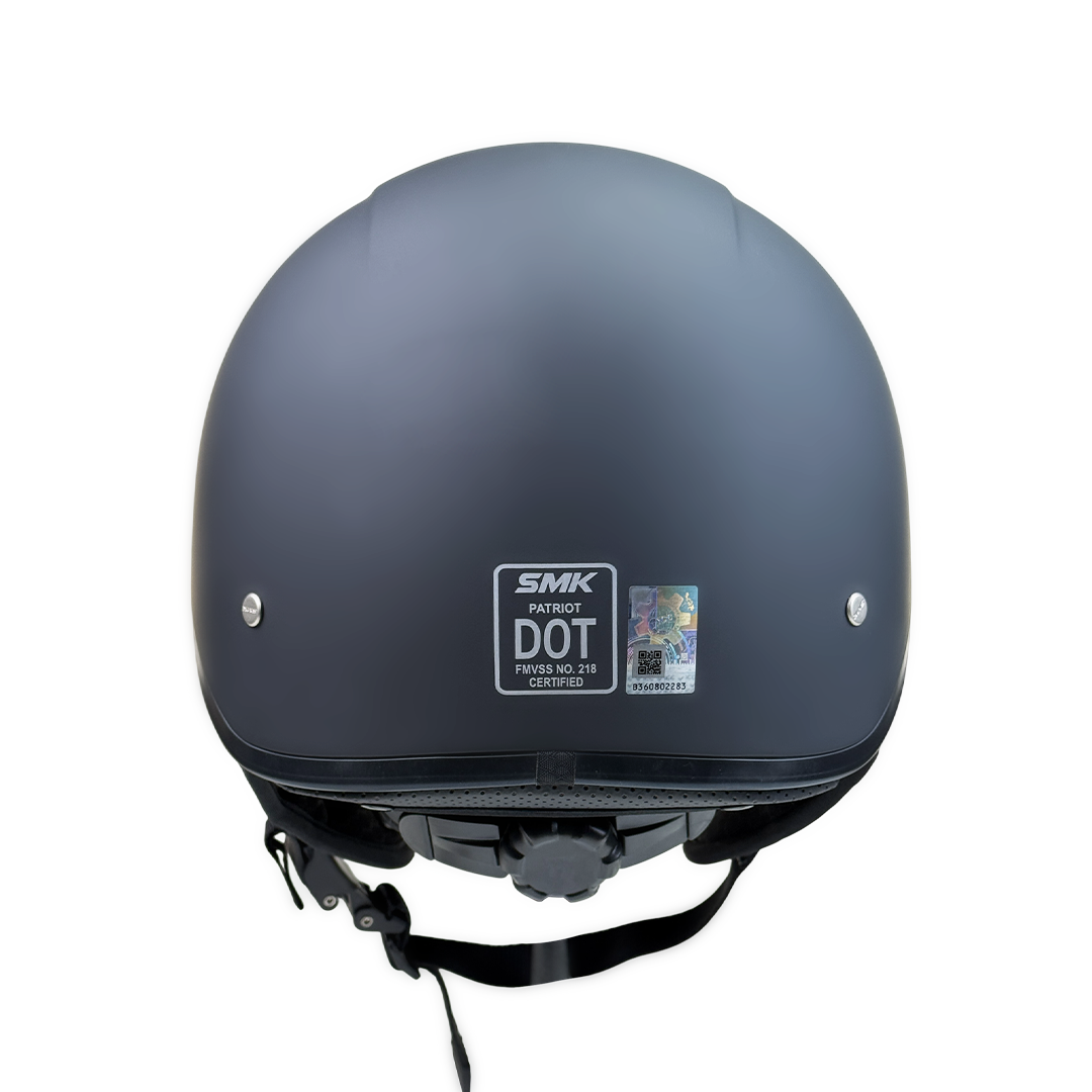 SMK PATRIOT MOTORCYCLE OPEN FACE HELMET