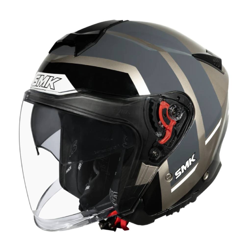 SMK GTJ-S01 MOTORCYCLE OPEN FACE HELMET
