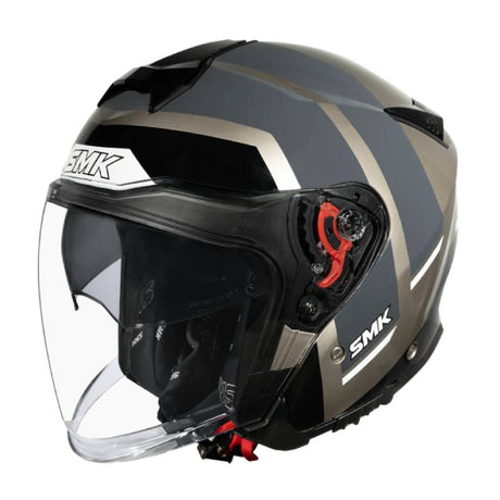 SMK GTJ-S01 MOTORCYCLE OPEN FACE HELMET