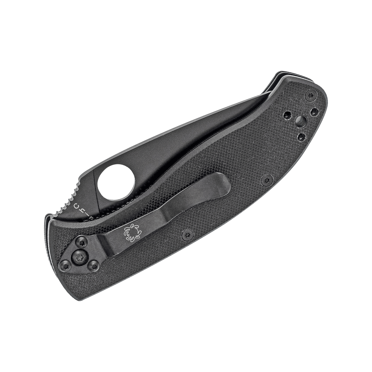 SPYDERCO TENACIOUS PLAIN G10 FOLDING KNIFE
