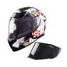 STUDDS THUNDER MOTORCYCLE FULL FACE HELMET (w/ FREE EXTRA VISOR)