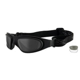 WILEY X SG-1M SMOKE GREY-CLEAR LENS