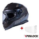 LS2 FF800 STORM II MOTORCYCLE FULL FACE HELMET w/ PINLOCK