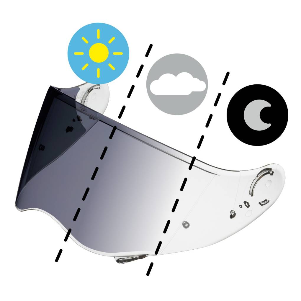 SHOEI HORNET ADV HELMET REPLACEMENT VISOR