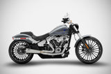 ZARD HARLEY DAVIDSON FATBOY/BREAKOUT 17-24 EXHAUST POLISHED