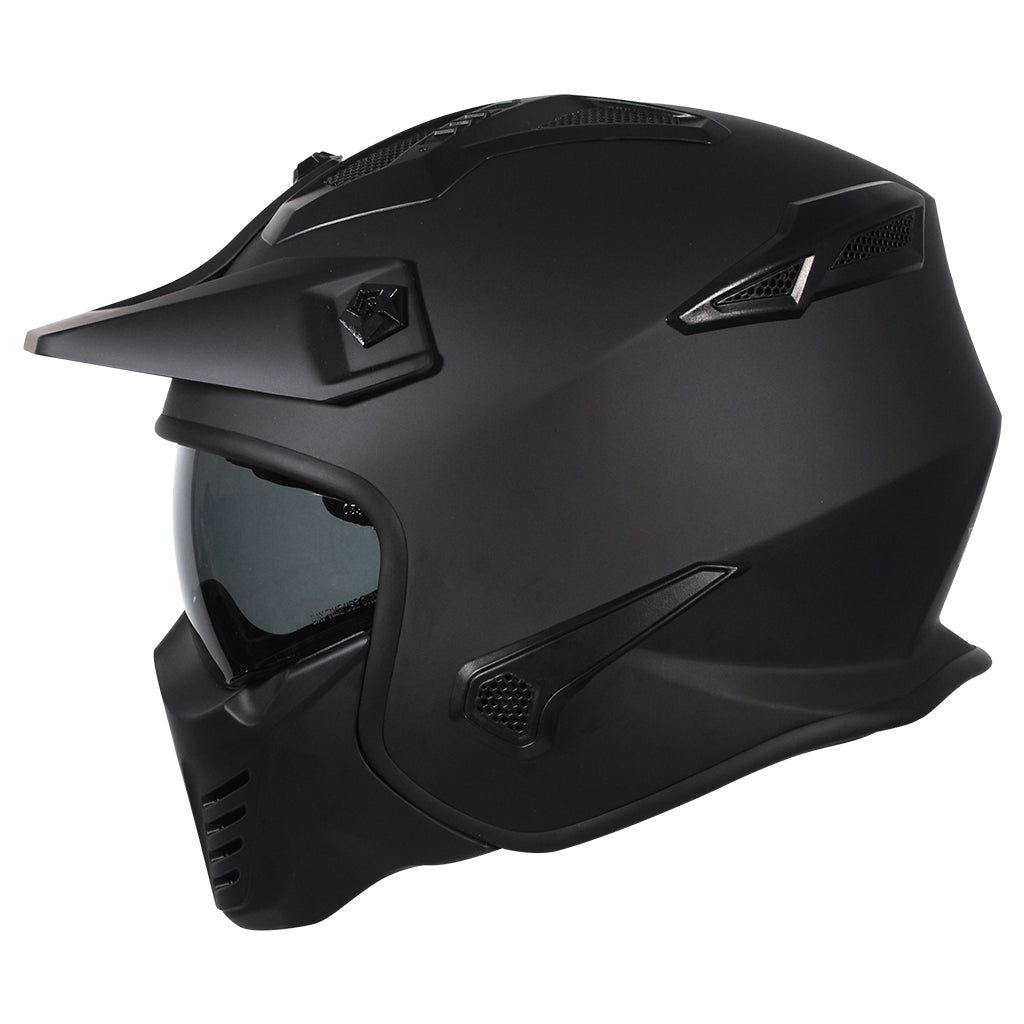 RYO RX-1 (FS-726) MOTORCYCLE OPEN FACE HELMET