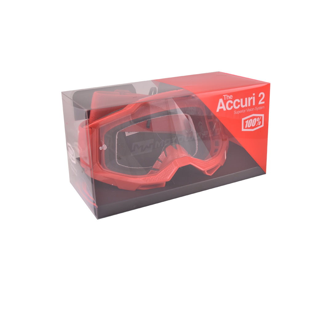 100% ACCURI 2 MOTORCYCLE HELMET GOGGLES