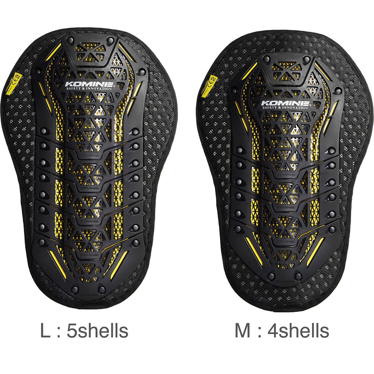 KOMINE SK-829 CE LVL 2 INNER BACK PROTECTOR