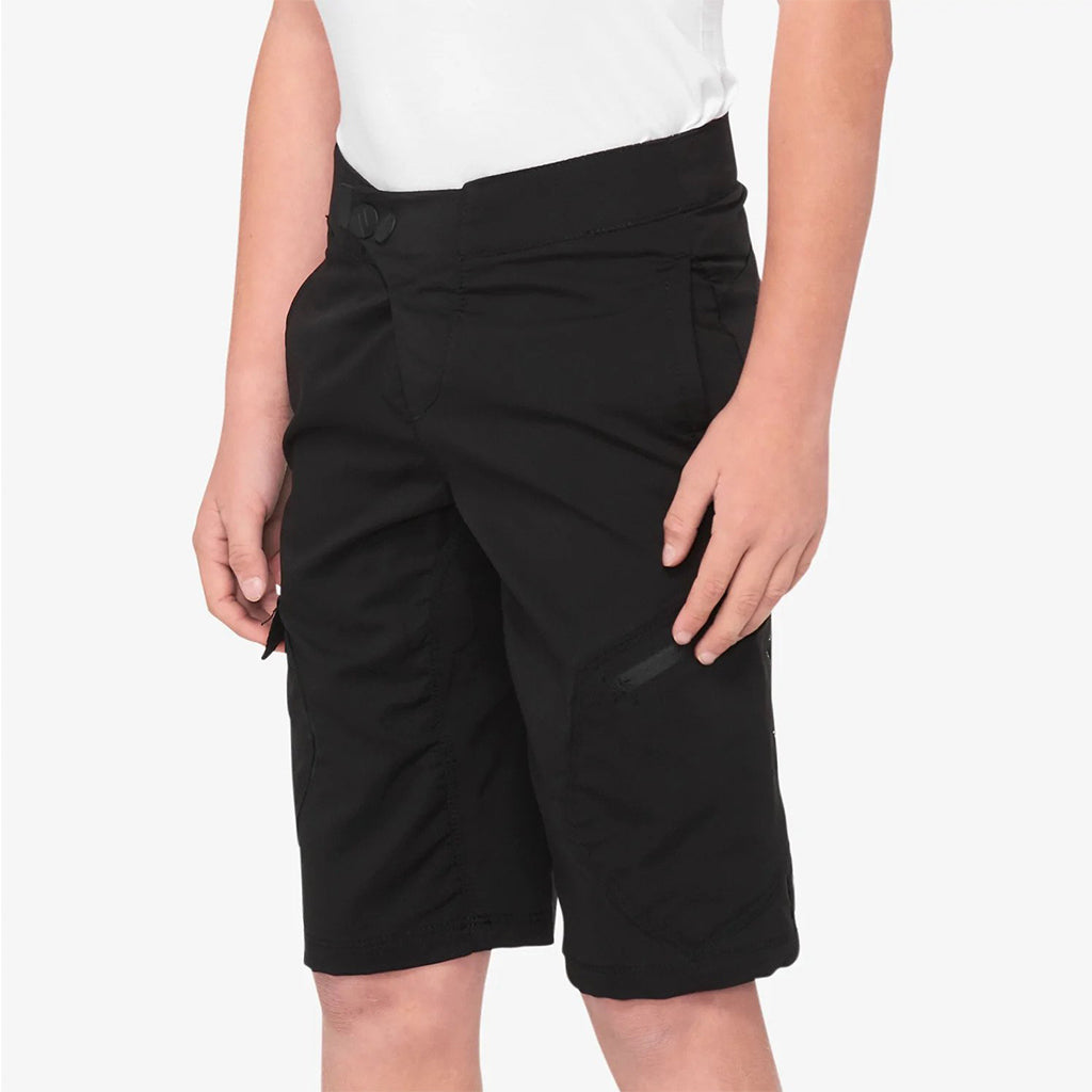 100% RIDECAMP BICYCLE MEN'S SHORTS FOR YOUTH